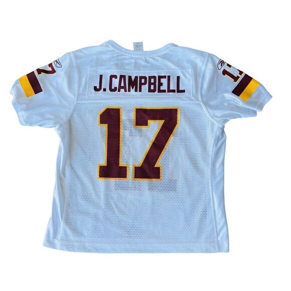 Reebok Vintage NFL Washington Redskins Jason Campbell #17 Jersey Women's L - Picture 2 of 6